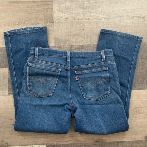 Vintage Levi’s | 1970s Denim Jeans Orange Tag - Picture 7 of 8